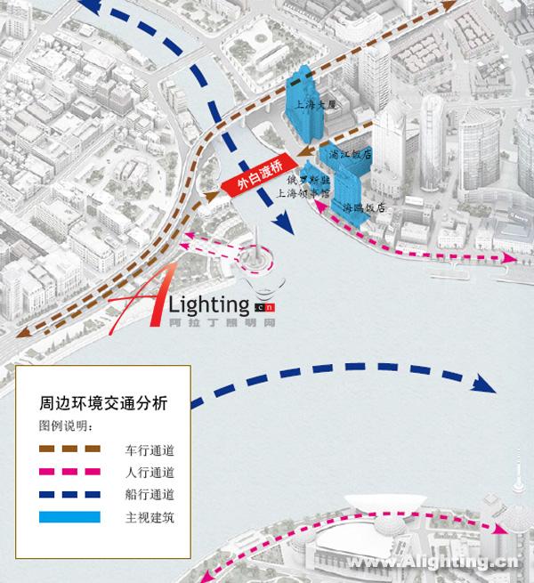 上海外白渡桥改造景观照明方案(组图)