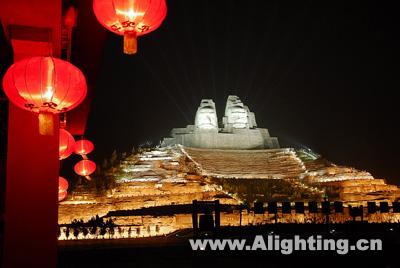 郑州炎黄二帝景观照明工程详解(组图)