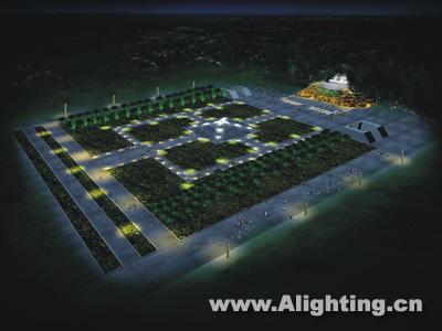 郑州炎黄二帝景观照明工程详解(组图)