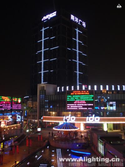 江苏太仓市南洋广场灯光设计(组图)