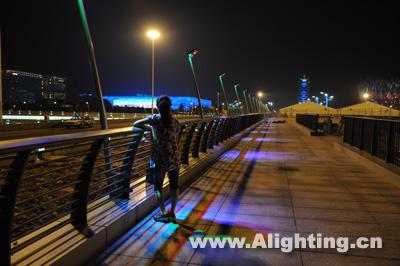 北京北辰桥夜景照明工程详解(组图)