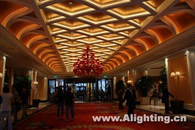 澳门威尼斯人酒店公共空间装饰照明设计