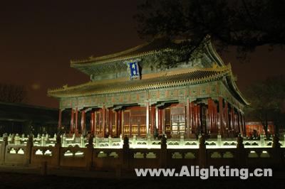 北京国子监夜景照明工程设计(组图)