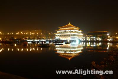 西安曲江池遗址公园夜景照明设计(组图)