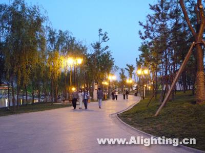 西安曲江池遗址公园夜景照明设计(组图)