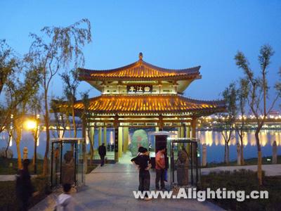 西安曲江池遗址公园夜景照明设计(组图)
