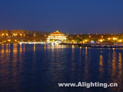 西安曲江池遗址公园夜景照明设计(组图)