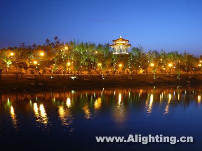 西安曲江池遗址公园夜景照明设计(组图)