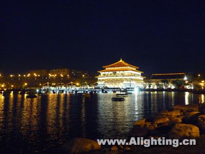 西安曲江池遗址公园夜景照明设计(组图)