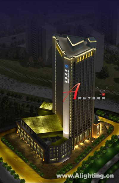 北京渔阳饭店夜景照明设计案例(组图)