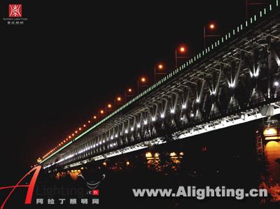 湖北武汉长江大桥夜景照明设计(组图)