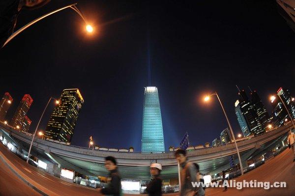 北京CBD国庆全景绚美照明预亮(组图)
