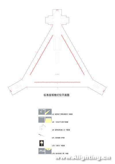 北京奥运多功能演播塔夜景照明设计详解