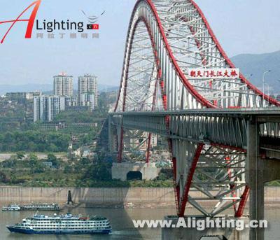 重庆朝天门长江大桥LED照明工程(组图)