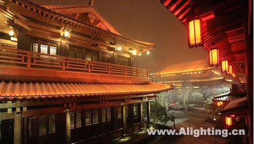杭州新香积寺试亮灯