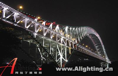 重庆朝天门长江大桥LED照明工程(组图)