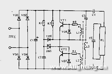 再细探荧光灯电子镇流器工作原理(组图)