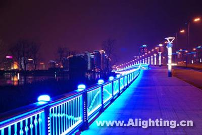 苏州工业园金鸡湖大桥景观照明设计(组图)