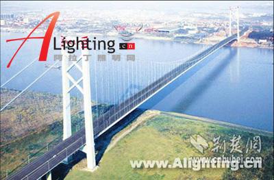 武汉阳逻长江大桥LED照明工程(组图)