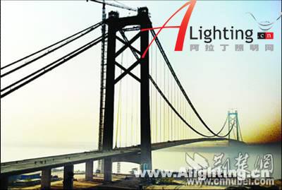 武汉阳逻长江大桥LED照明工程(组图)