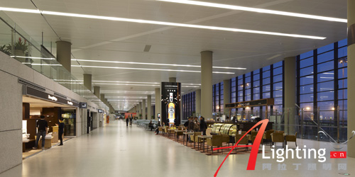 虹桥机场西航站楼及附属楼室内照明详解