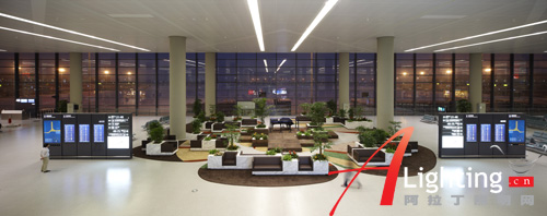 虹桥机场西航站楼及附属楼室内照明详解
