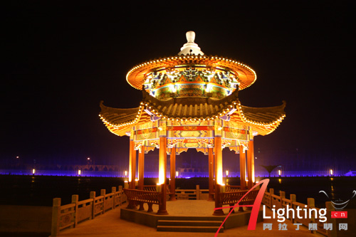 敦煌党河风情线夜景照明设计详解(组图)