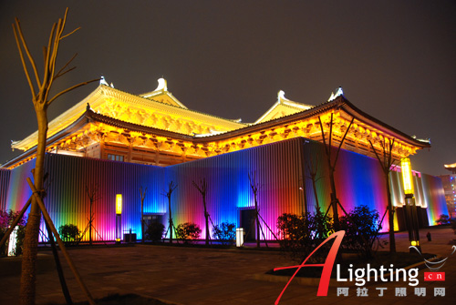 西安贞观文化广场夜景照明设计详解(图)