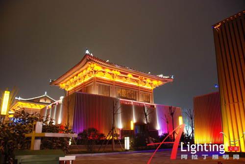 西安贞观文化广场夜景照明设计详解(图)