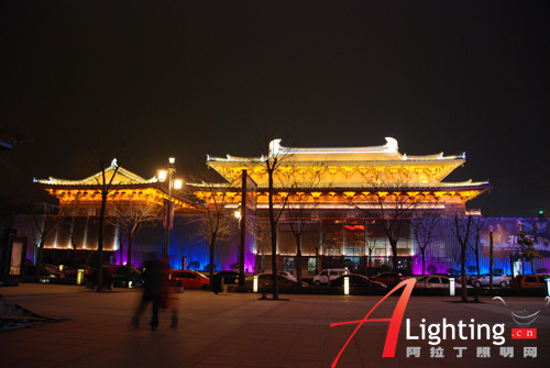 西安贞观文化广场夜景照明设计详解(图)