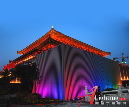 西安贞观文化广场夜景照明设计详解(图)