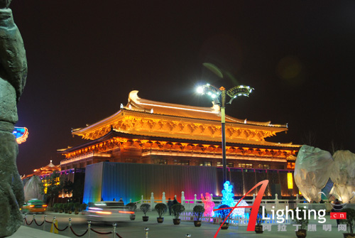 西安贞观文化广场夜景照明设计详解(图)