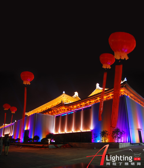 西安贞观文化广场夜景照明设计详解(图)