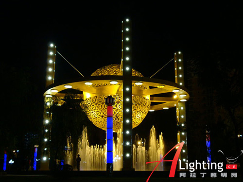 鄂尔多斯亚洲艺术节灯光雕塑设计详解