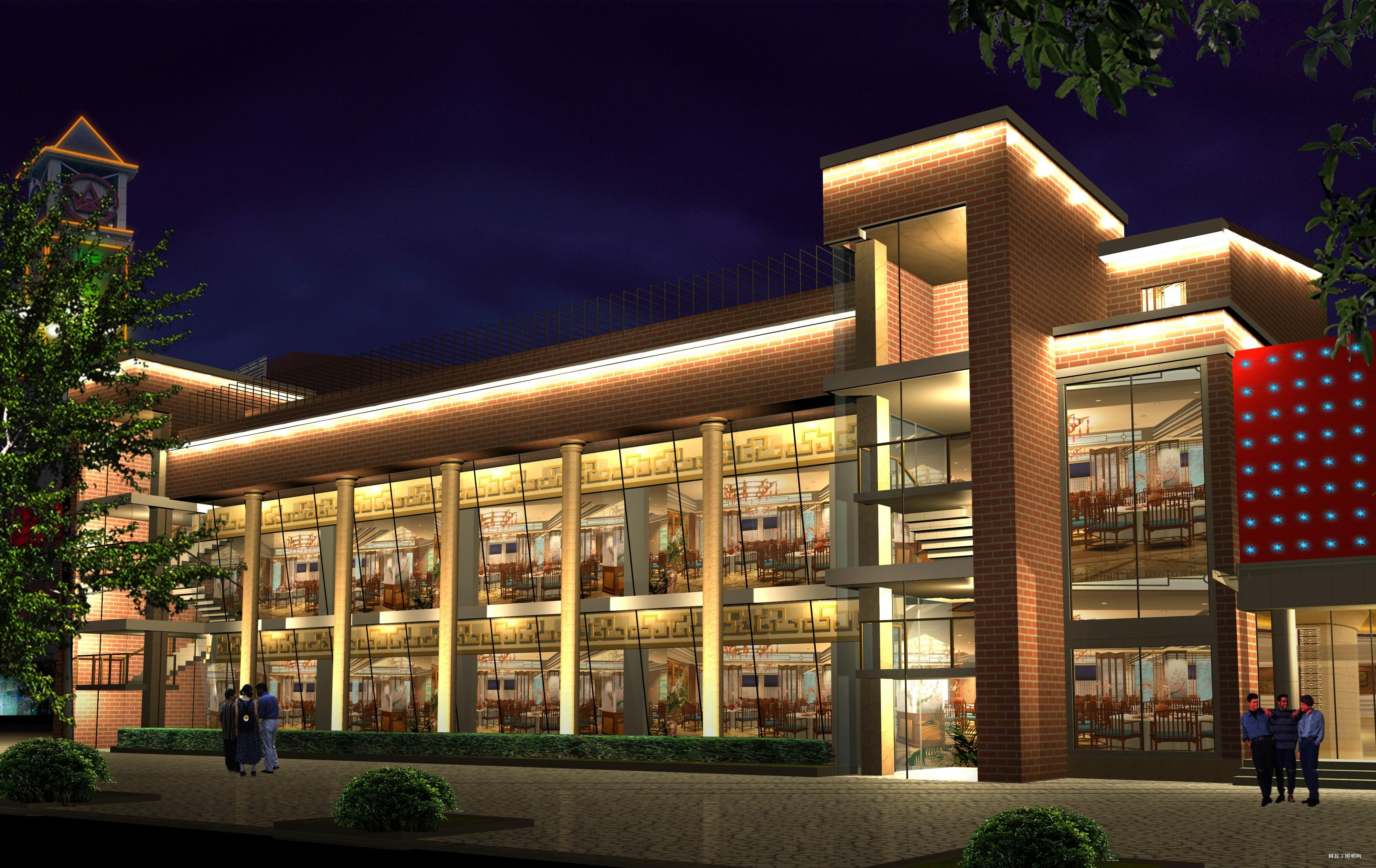 沸腾鱼_工程设计公司案例_阿拉丁照明网