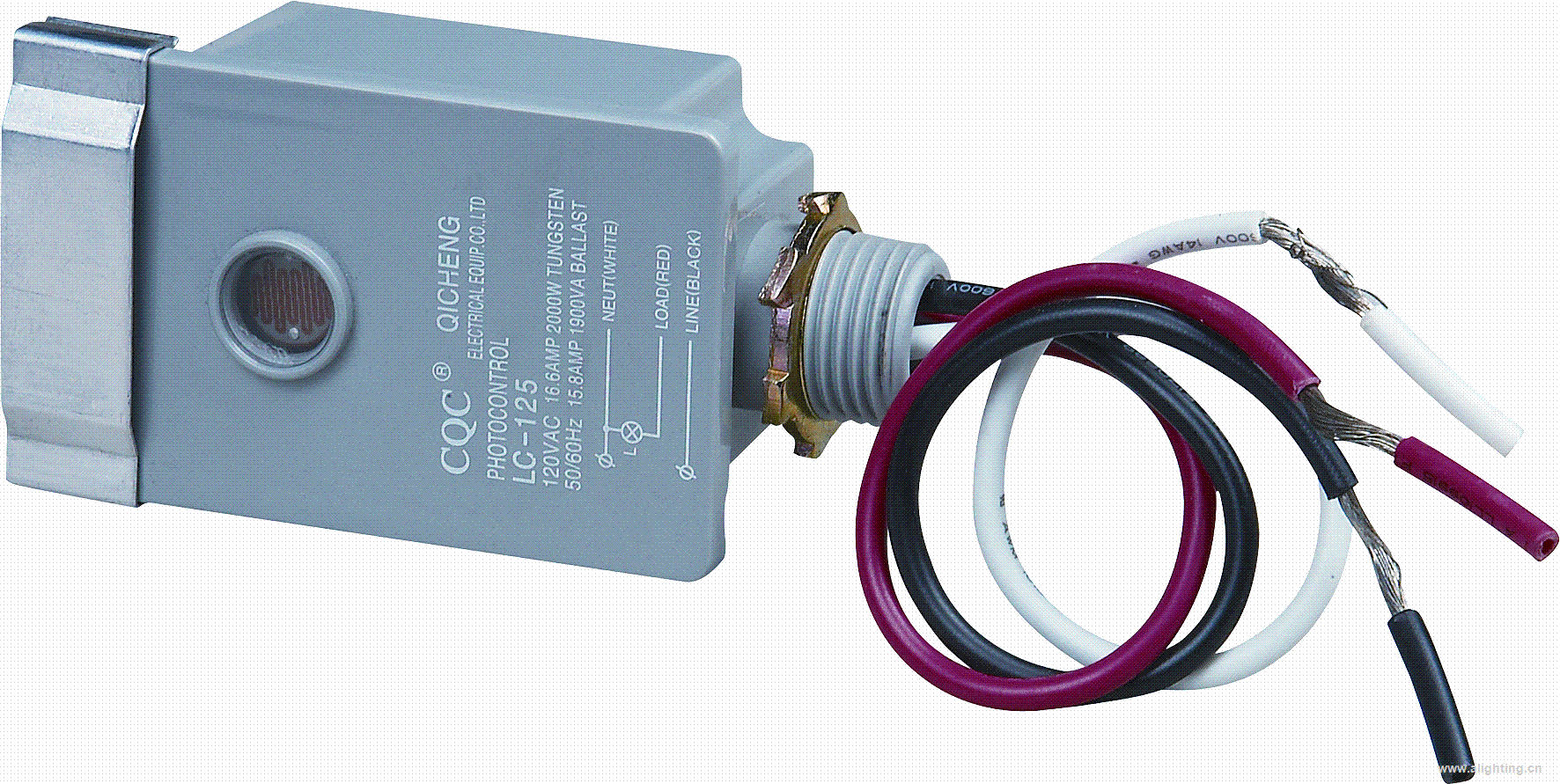光控器 ul认证 接线型 热动式全角度旋转路灯光控开关 光感控制器