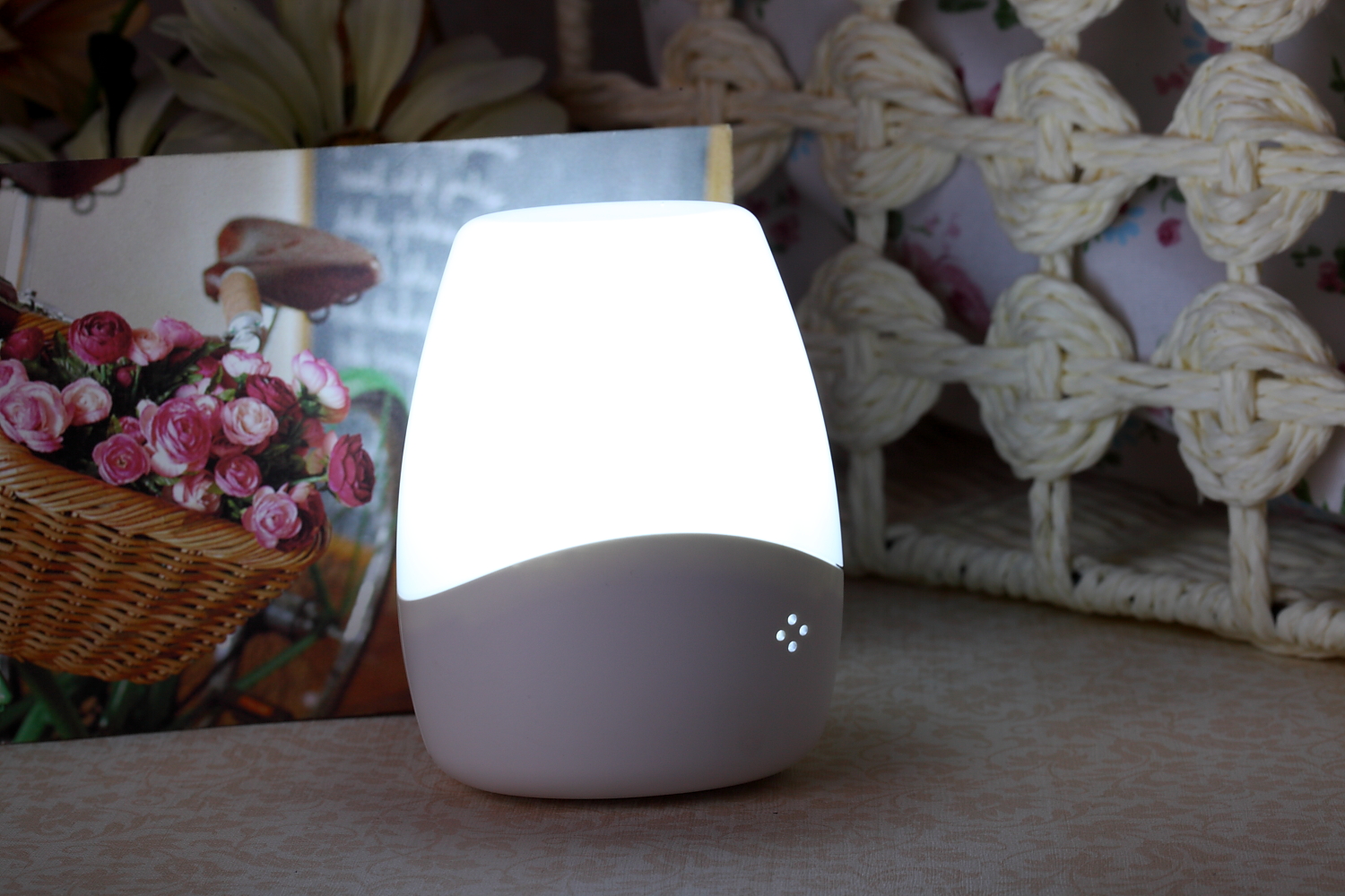 罗绚声控灯光控灯led声光控灯工厂供应创意家居小夜灯银之优品声控灯