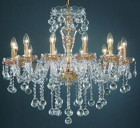 欧式蜡烛水晶灯