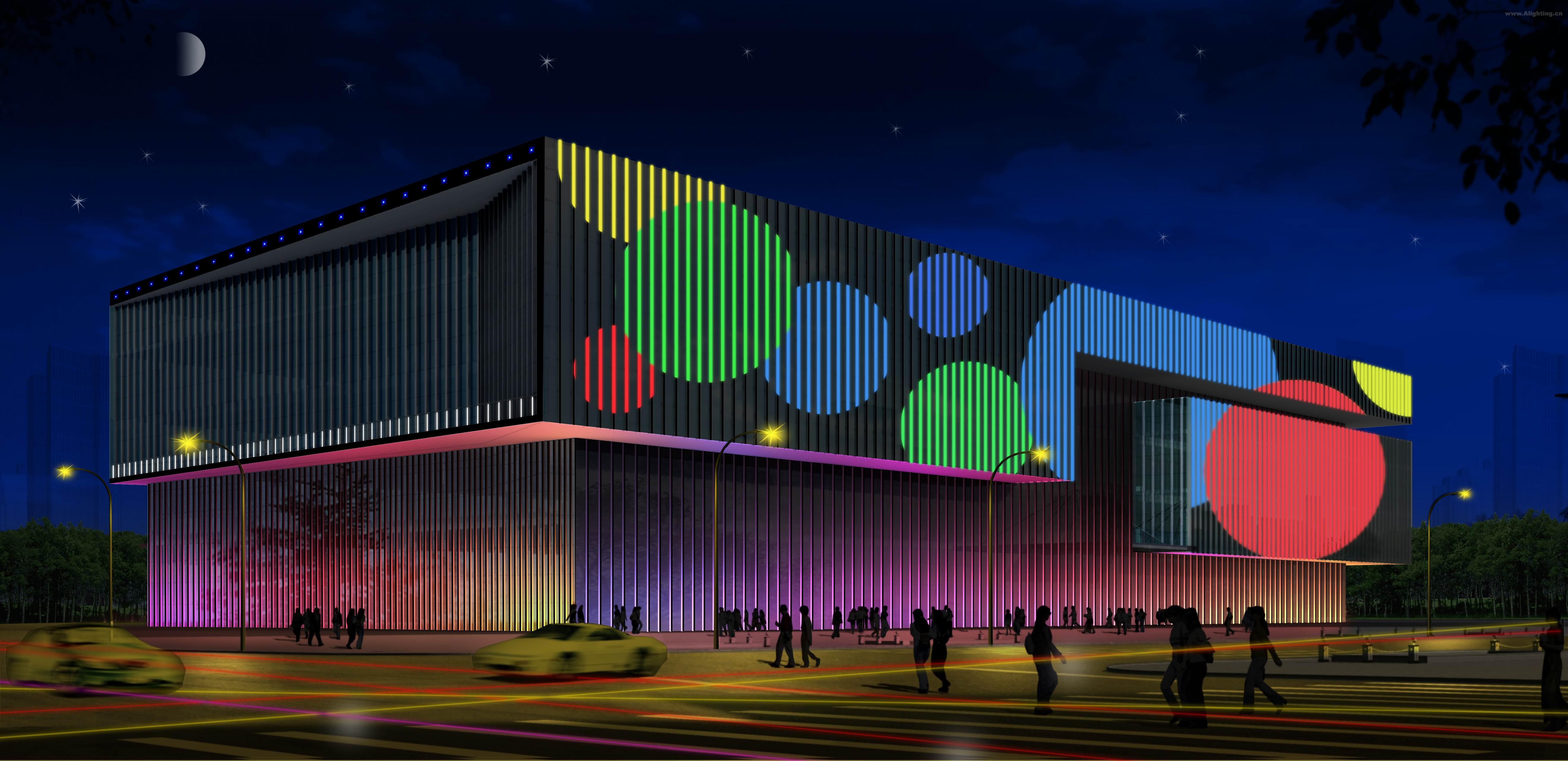 夜景效果图组合led篇