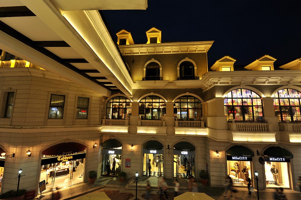 武汉光谷西班牙风情街——美丽夜景